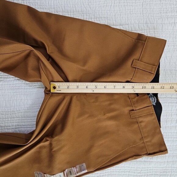 Dickies Skateboarding Flex Regular Fit Pants 28x30 Sepia Brown Creased NEW NWT - Picture 11 of 13